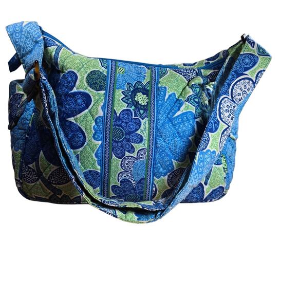 Vera Bradley Claire Lizzy Crossbody Bag 12x8x5 with Matching Wristlet Wallet - Picture 2 of 14